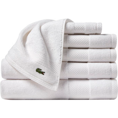 Bath Towels Lacoste Cotton White (137.2x76.2cm)