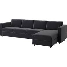 Ikea VIMLE Djuparp Dark Gray Sofa 322cm 4-Sitzer