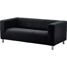 Ikea KLIPPAN Vansbro Black Sofa 180cm Zweisitzer