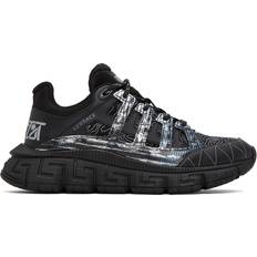 Versace Sneakers Versace Black & Silver Trigreca Sneakers IT