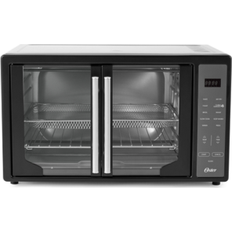Fan Assisted - Wall Ovens Oster Extra Large French Door Turbo Black
