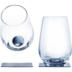Silwy Magnetic Crystal Longdrink Nonslip Gel Drinking Glass 13.5fl oz 2