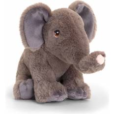 Keel Toys Stofftiere Keel Toys eco SE6118 Plüschtier Elefant, ca. 18 cm, aus recycelten Materialien, Augen aufgestickt aus Baumwolle