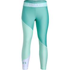 Unisex Tights Under Armour HG Color Block Ankle Crop Legging, Neo Turquoise