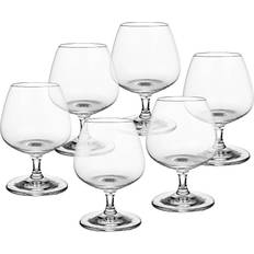 Braun Drink-Gläser Cristalica Cognacschwenker 6er-set schwenker 390ml Drink-Glas