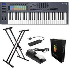 Musical Instruments Novation FLkey 49-Key MIDI Keyboard Controller with FL Studio 20 Bundle