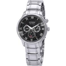 Citizen Unisex Wrist Watches Citizen Eco-Drive Black Moon Phase AP1050-81E