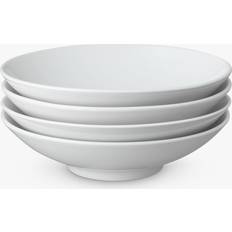 Denby Soup Plates Denby Classic White Set Of 4 Pasta Soup Plate