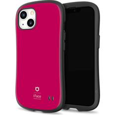Pink Bumpers iFace First Class Designed for iPhone 13 6.1" – Cute Shockproof Dual Layer [Hard Shell Bumper] Phone Case [Drop Tested] Hot Pink