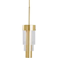 Ebb & Flow A-spire Brushed Brass/Clear 5.5"