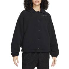 Nike Outerwear Nike Black Collared Jacket