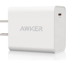 Batteries & Chargers Awker A1 USB C Quick Wall Charger, 20W PD Fast Charging Adapter Ultra Compact Type C for iPhone 14 Series 13, 12, 11, iPad, Samsung Galaxy S21, S20, Note 10, Pixel More