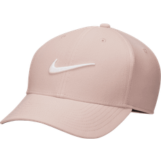 Pink Accessories Nike Dri-FIT Club Structured Swoosh Cap - Pink Oxford/White