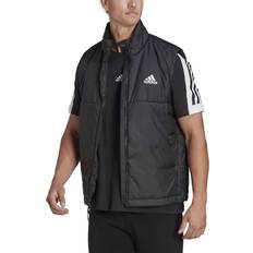 Adidas Men Vests adidas outdoor Men's BSC Stripes Insulated Vest, Black