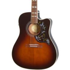 Epiphone Acoustic Guitars Epiphone Hummingbird Ec Studio Limited-Edition Acoustic-Electric Guitar Tobacco Sunburst