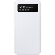 Samsung galaxy a51 5g's-view wallet cover white