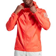 adidas Own the Run Jacket Bright Red Mens