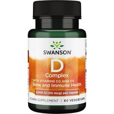 Swanson Vitamins & Supplements Swanson Vitamin D Complex with Vitamins D2 & D3 Sunshine Vitamin