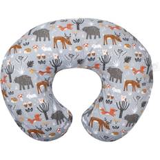 Boppy Original Support Nursing Pillow Gray Forest Animals