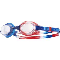 TYR Swim Goggles TYR Kids' Swimple USA Goggles, Clear/Red/Navy