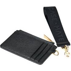 Wallet Cases Case-Mate Phone Strap Leather Wristlet and Wallet Black