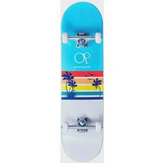 Ocean Pacific Sunset Skateboard Komplettboard Weiß/Blau 8.25"