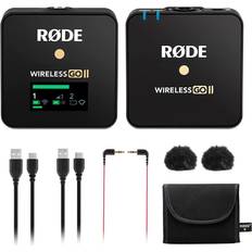 Rode Wireless GO II Single Compact Digital Wireless Microphone System/Recorder Bundle with Professional Grade Lapel Microphone