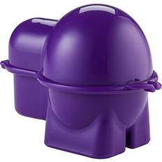 Purple Spice Mills Hutzler Egg To-Go Container Salt Shaker Go Spice Mill