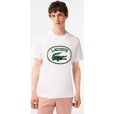 Lacoste Herren T-Shirts Lacoste Herren T-Shirt 0244 White Vert