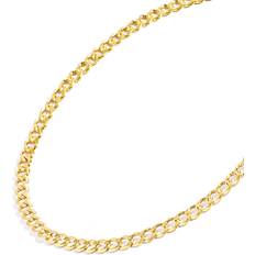 Jewelry Atelier Miami Cuban Curb Link Chain Necklaces - Gold