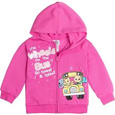 Children's Clothing CoComelon CoComelon JJ Toddler Girls Fleece Zip Up Hoodie Pink 5T