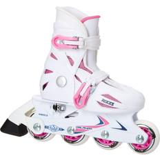 Roces Ice Hockey Skates Roces 400687 Model Orlando III Kids Inline Skate, 13jr-3, White/Pink