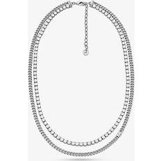 Michael Kors Jewelry Michael Kors Tennis Double Layer Necklace Silver Silver