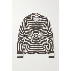 Bogner Beline zebra-print sweater brown
