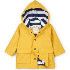 Babys Regenjacken Hatley Yellow Hooded Baby Raincoat Yellow 9-12 month