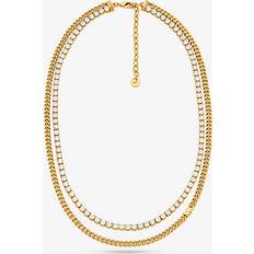Michael Kors Jewelry Michael Kors Tennis Double Layer Necklace Gold Gold