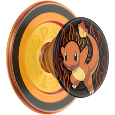 Popsockets Handyzubehör Popsockets Pokémon Charmander Flame PopGrip for MagSafe Round