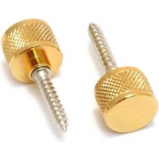 Gretsch Musical Accessories Gretsch Strap Buttons with Mounting Hardware for Guitars, Gold