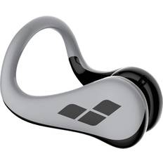 Arena Swimming Nose Clip Pro II, Nose Plug for Competitive Swimmers, Soft Pads, PVC Free, Silver/Black, One