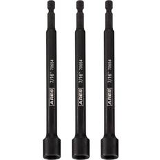 Ares 27010-3-Piece 7/16-Inch Magnetic Impact Nut Driver Bit Setters
