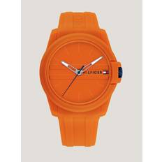 Tommy Hilfiger Watches Tommy Hilfiger Orange Silicone 44mm Orange Orange
