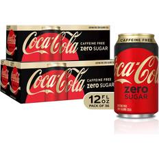 Food & Drinks Caffeine Free Coke Zero Fridge Pack Bundle, 12 Fluid