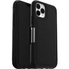 Apple iPhone 11 Pro Wallet Cases OtterBox STRADA SERIES Case for iPhone 11 Pro SHADOW BLACK/PEWTER