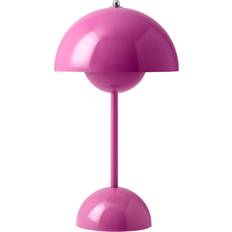 Batteridrevet Bordlamper &Tradition Flowerpot VP9 Tangy Pink Bordlampe 29.5cm