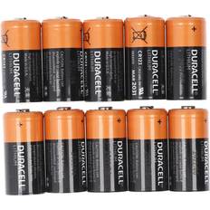 Duracell 10x CR123A Lithium Batterie, 3V, Photobatterie CR123 A, im praktischen 10er Streifen