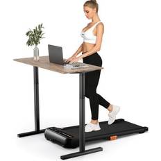Fitness Machines Costway Under Desk Walking Pad Treadmill for Home/Office with Watch-Like Remote Control