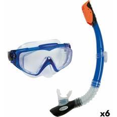 Schnorchel-Sets reduziert Intex Snorkel Goggles and Tube Aqua Pro Blue 6 Units