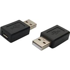 2.0 to Micro USB Female Connector Adapter