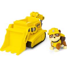 Paw Patrol Commercial Vehicles Spin Master Paw Patrol Rubbles Bulldozer Vehicle with Collectible Figure