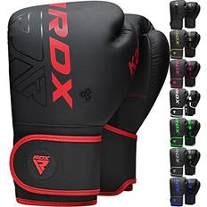RDX Martial Arts RDX RDX Boxing Gloves, Pro Training Sparring, Maya Hide Leather, Muay Thai MMA Kickboxing, Men Women Adult, Heavy Punching Bag Focus Mitts Pads Workout, Ventilated Palm, Multi Layered, Oz